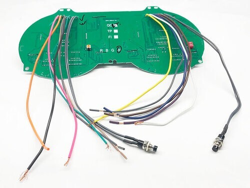1967-1968 Camaro/Firebird Digital Gauges White LED DP4000W Made In USA