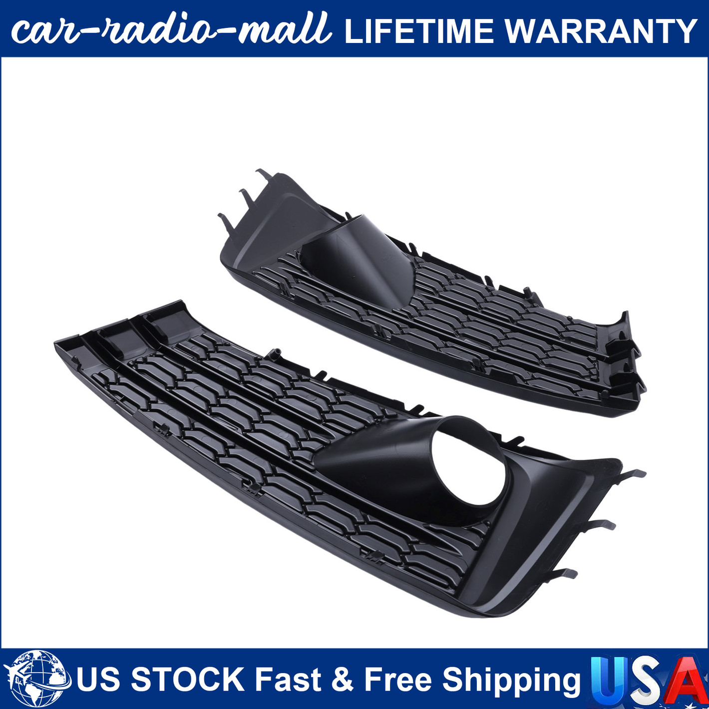 57737FL02A 57737FL03A Fog Light Cover Bezel For Subaru Impreza 2020 2021-2023