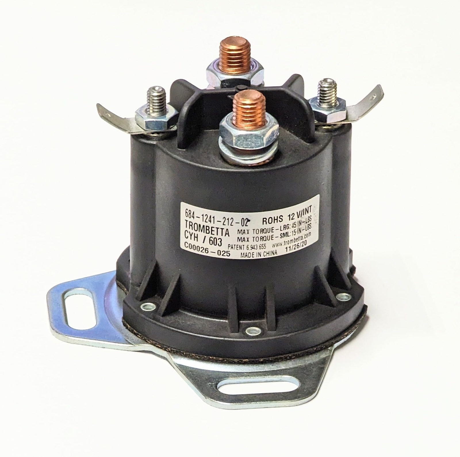 New Genuine OEM Trombetta 12 Volt Solenoid 684-1241-212-02 684-1241-212 Inter…