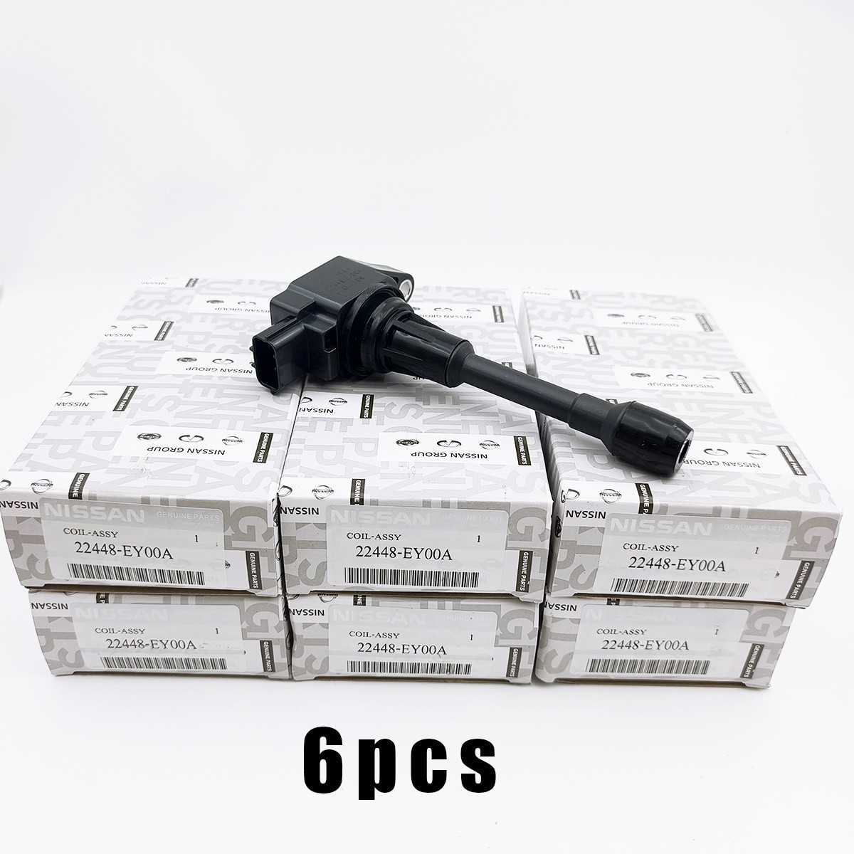 Pack of 6 Ignition Coils For Nissan 370Z Infiniti FX50 G37 M37 3.7L 22448-EY00A
