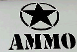 compatible Ammo Military decal (3.5 by 3.250 inches)
