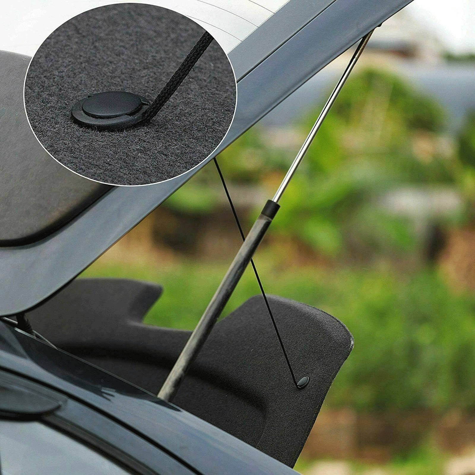 200PCS 8mm Bumper Retainer Clips Auto Car Plastic Push Rivets Fastener Fender