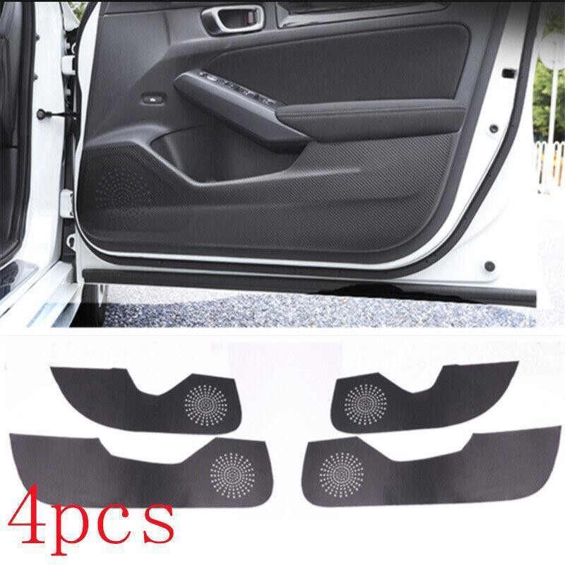 Fit for Honda Civic 2022-2026 ABS PU Leather Inner Door Anti-Kick Sticker Trim
