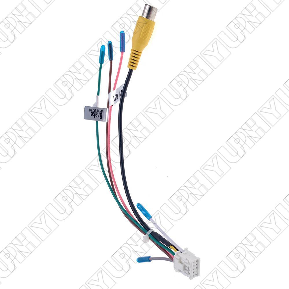 Car Rear View Backup Camera RCA Input Cable For Android Car Stereo Radio 10-Pin