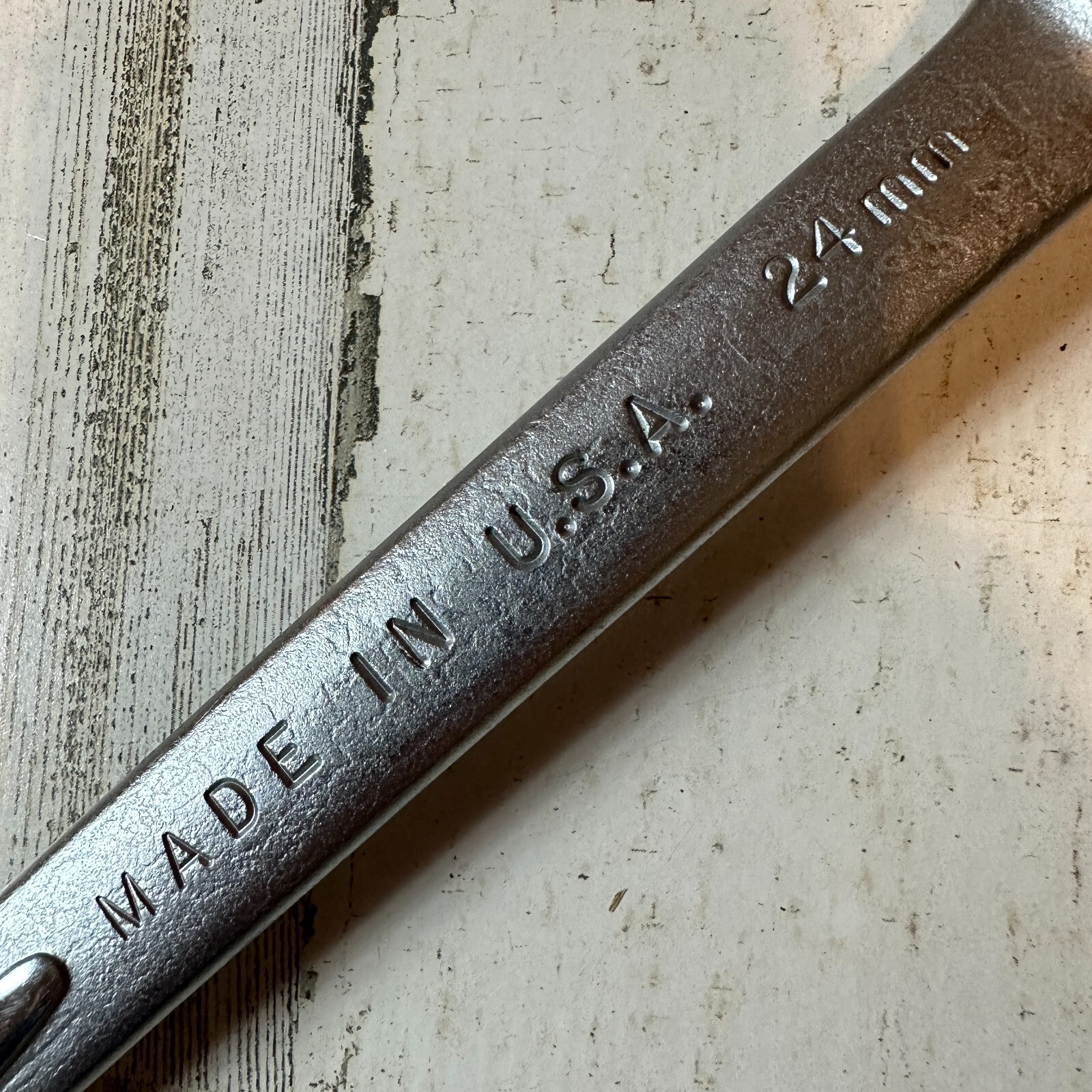 EASCO 24MM METRIC COMBINATION WRENCH PN 63624 HAND TOOL MADE IN USA FORGED ALLOY