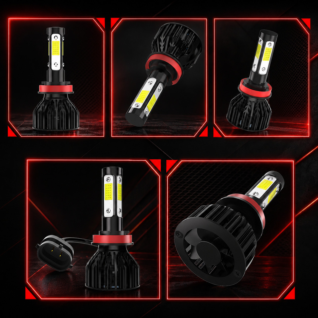 For Buick Encore 2013-2022 Super White LED Headlights Light Bulbs Kit Low Beam