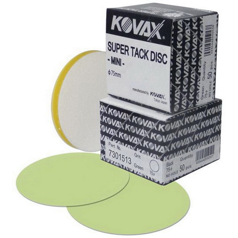 KOVAX Super Buflex 730-1513 3 in. 2000 Grit Green Dry Sanding Discs + Pad 50/Box