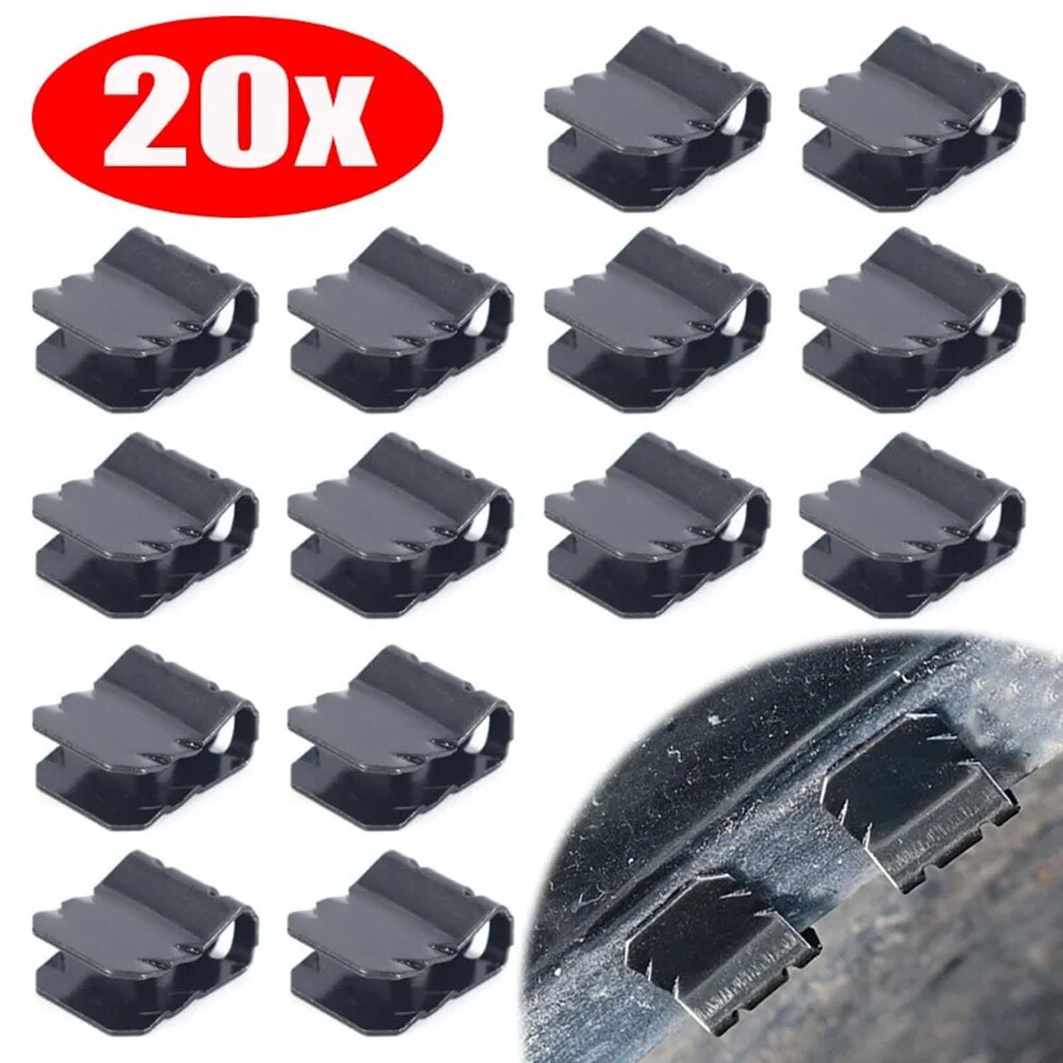 20pcs U Shaped Clips Car Mudguard Fixing Nuts Fender Buckle Fasteners Clip USA