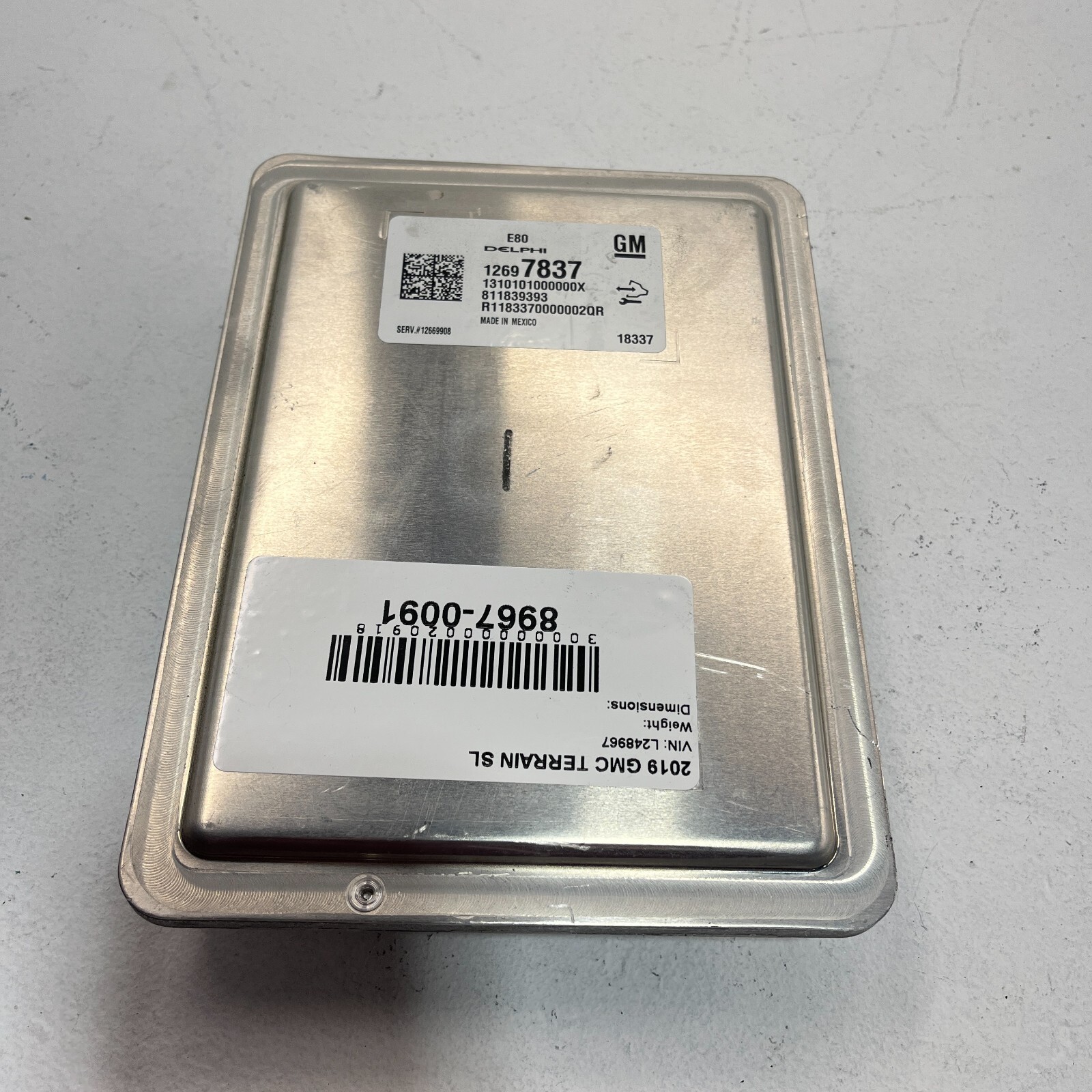 2018-2020 GMC Terrain Engine Computer Control Module Unit ECM ECU OEM