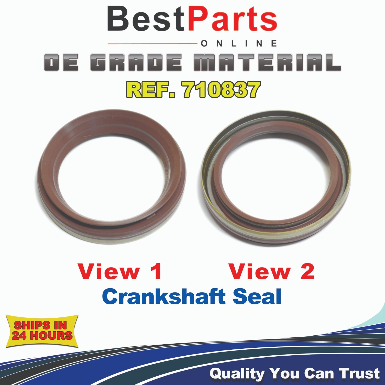 Front Crankshaft Seal for Ford Mazda Lincoln 710837