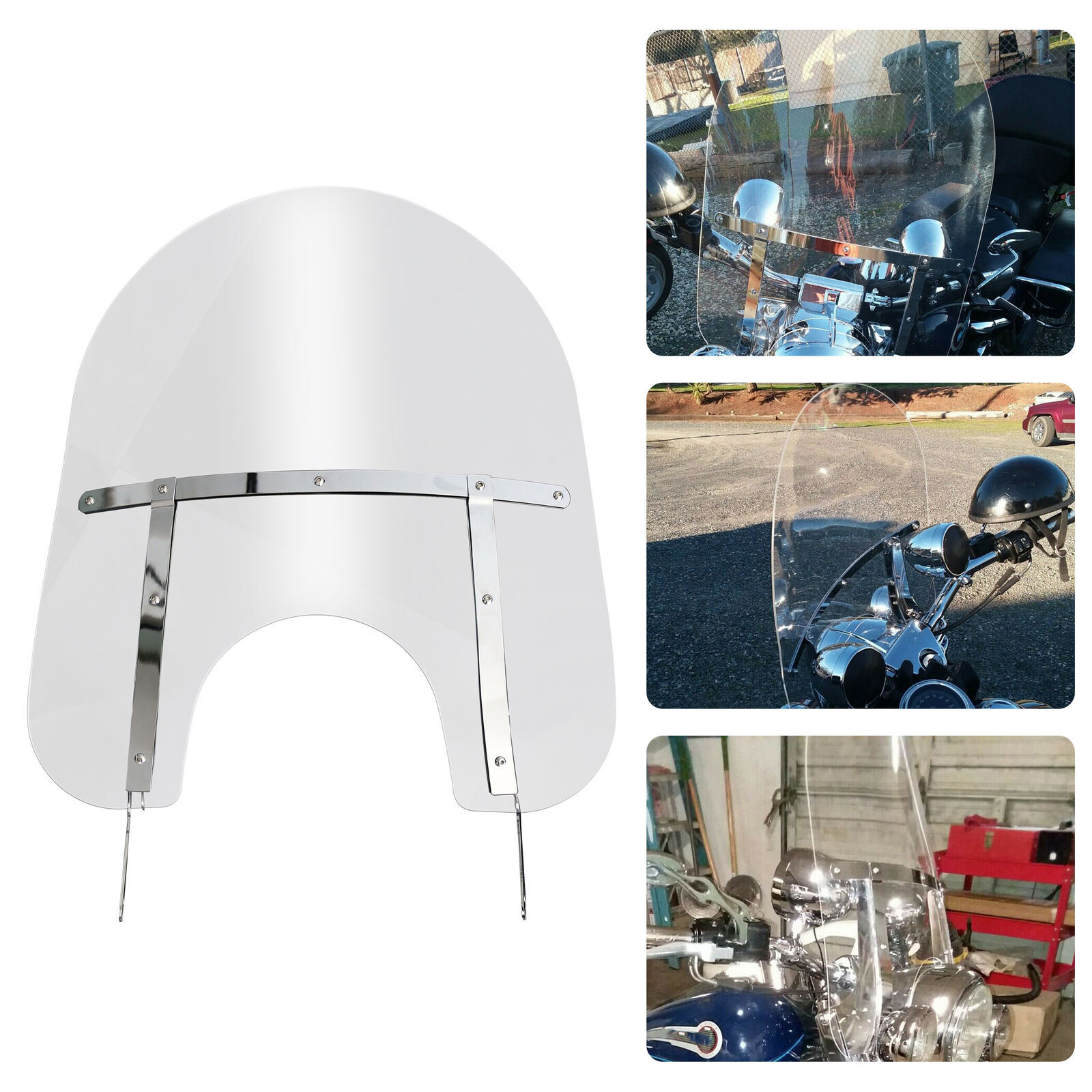 Clear Windshield Windscreen For Harley Davidson Road King Classic 1994-2024 2023