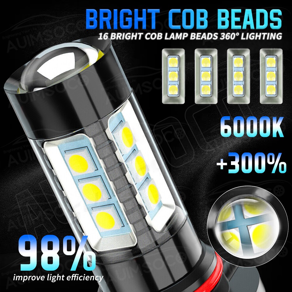 For Nissan 2x H11 LED Fog Lights 6500K White 12000LM Super Bright Bulbs KIT