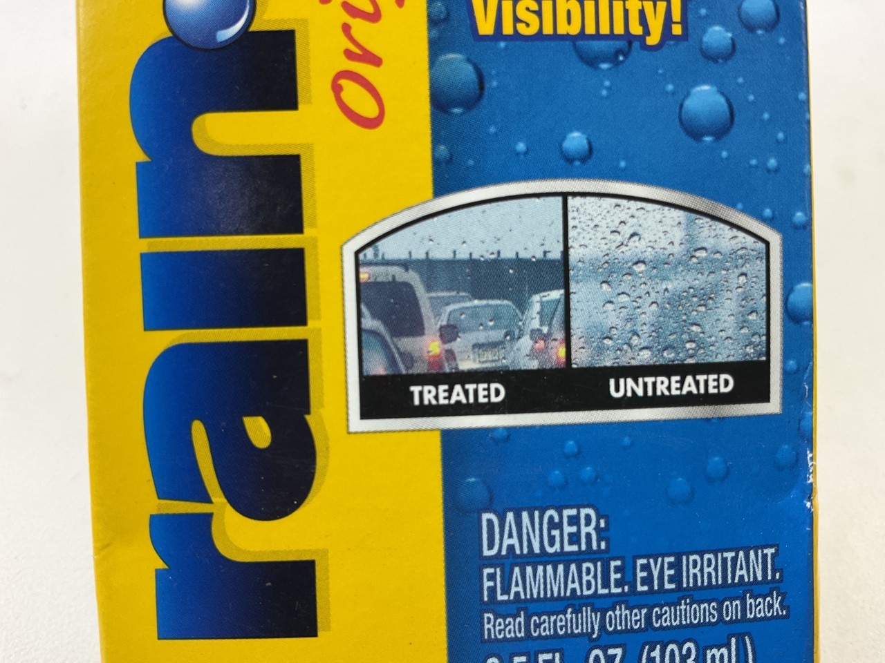 (5) Rain-x 800002245 Glass Treatment Clear Water Repellent, 3.5 Oz Bottles