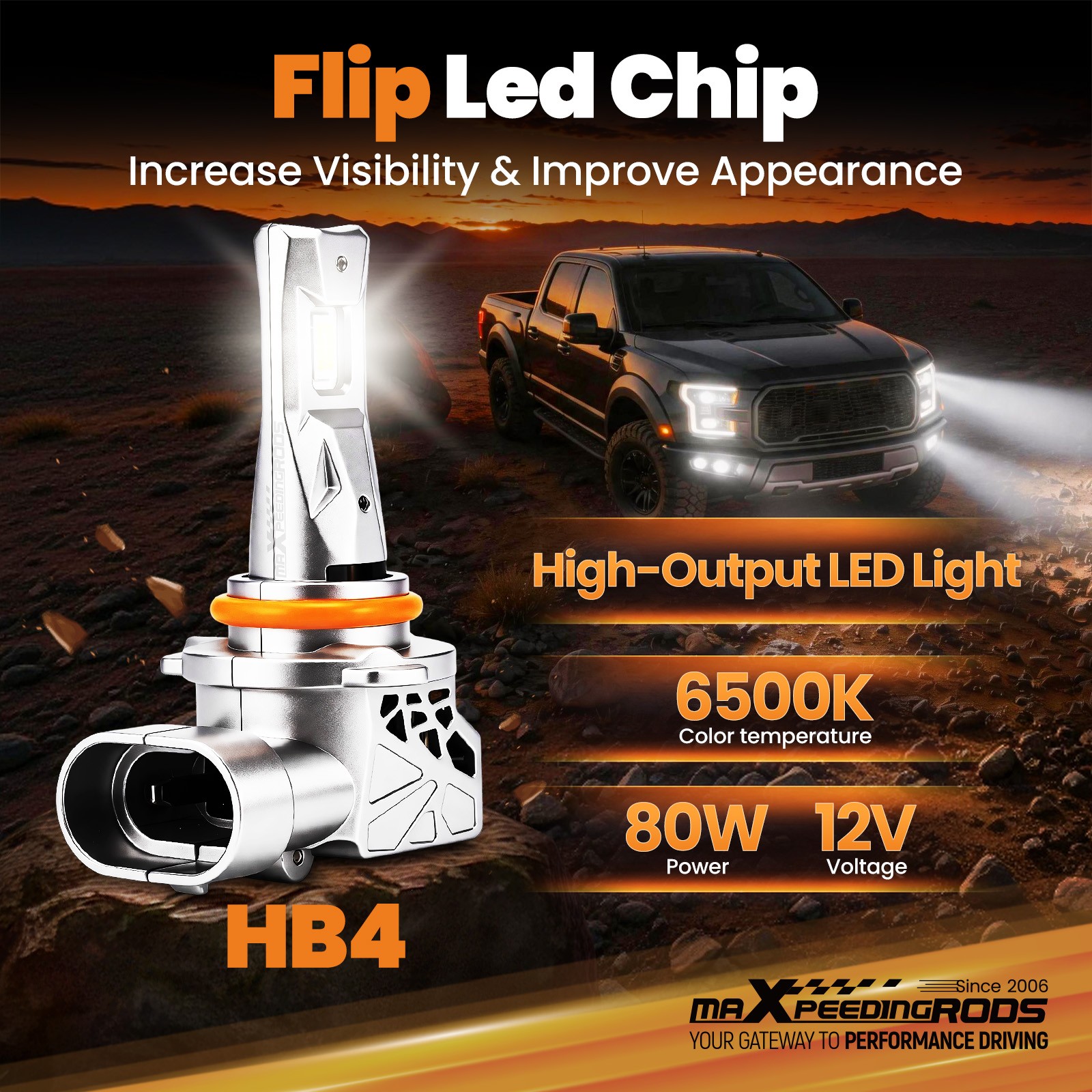 9006 LED Headlights Bulb Low Beam Bulbs Super Bright 6500K White 28000LM FOR SUV