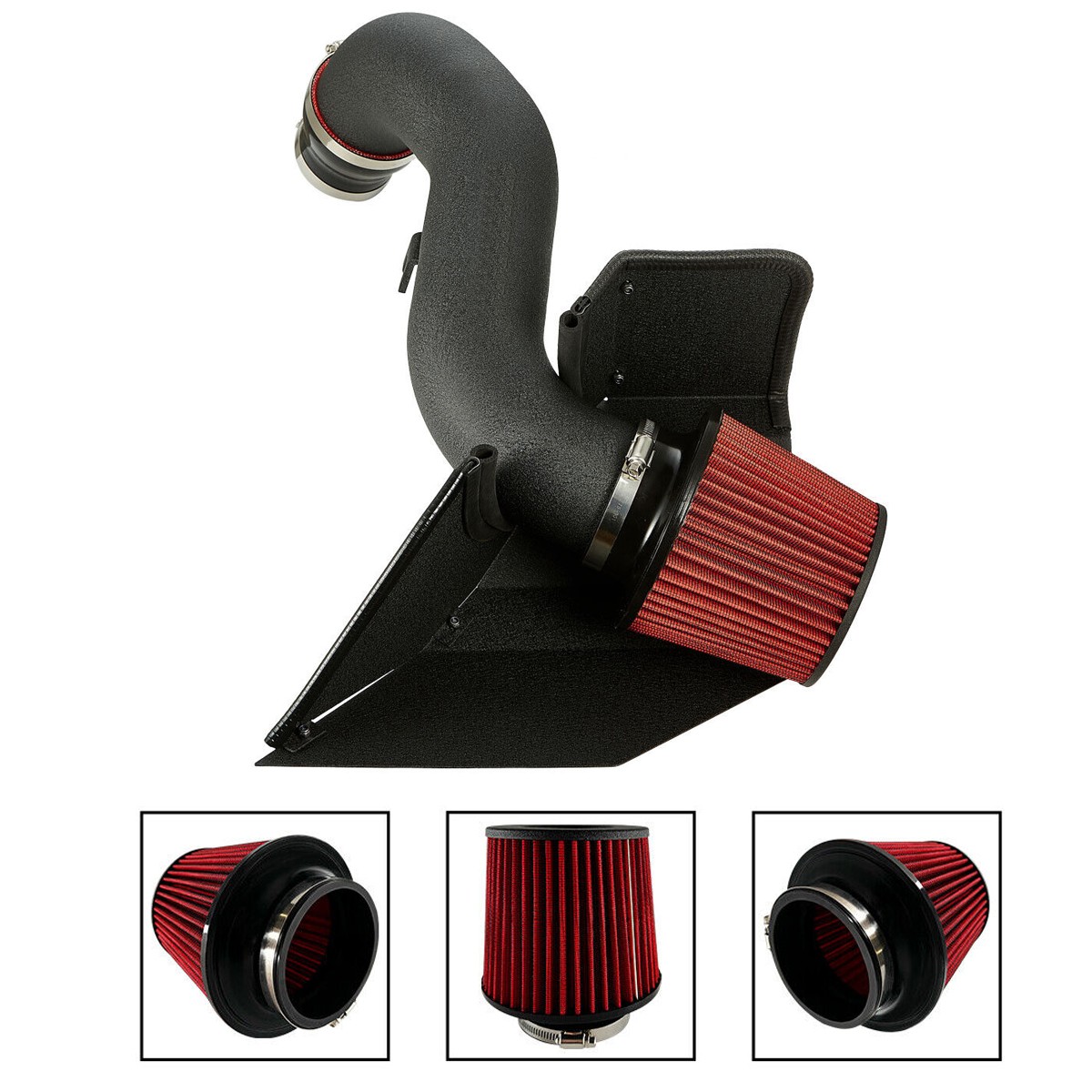 For 2015+ VW MK7 7.5 GTI Golf R Audi S3 A3 TTS TT 3.5” Cold Air Intake System💟