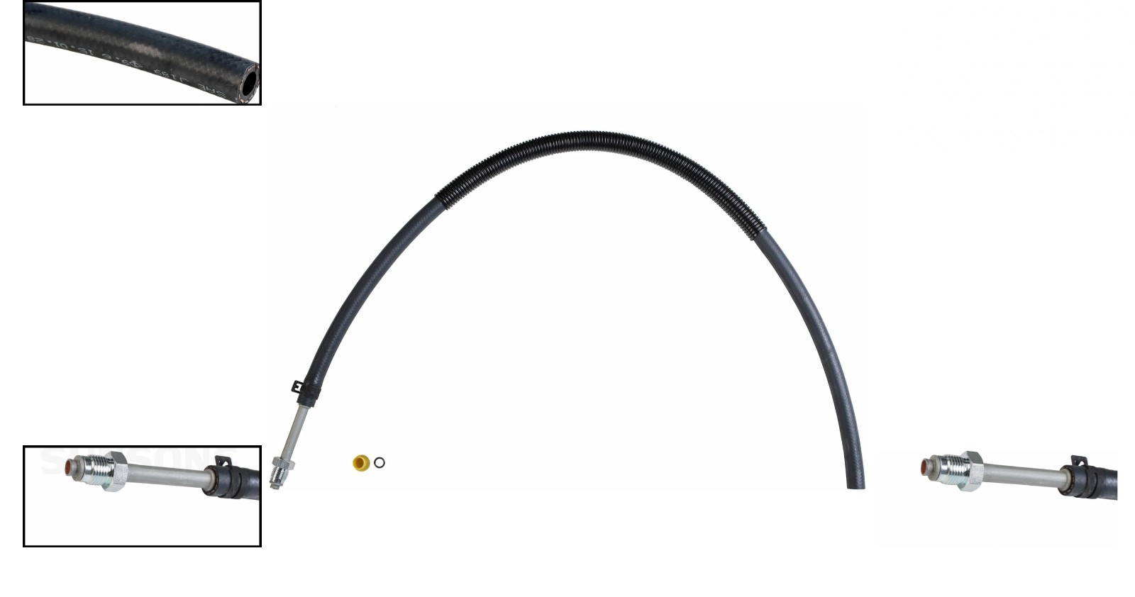 Durable Power Steering Return Hose with Zinc Coating – Precision Fit & Resistant