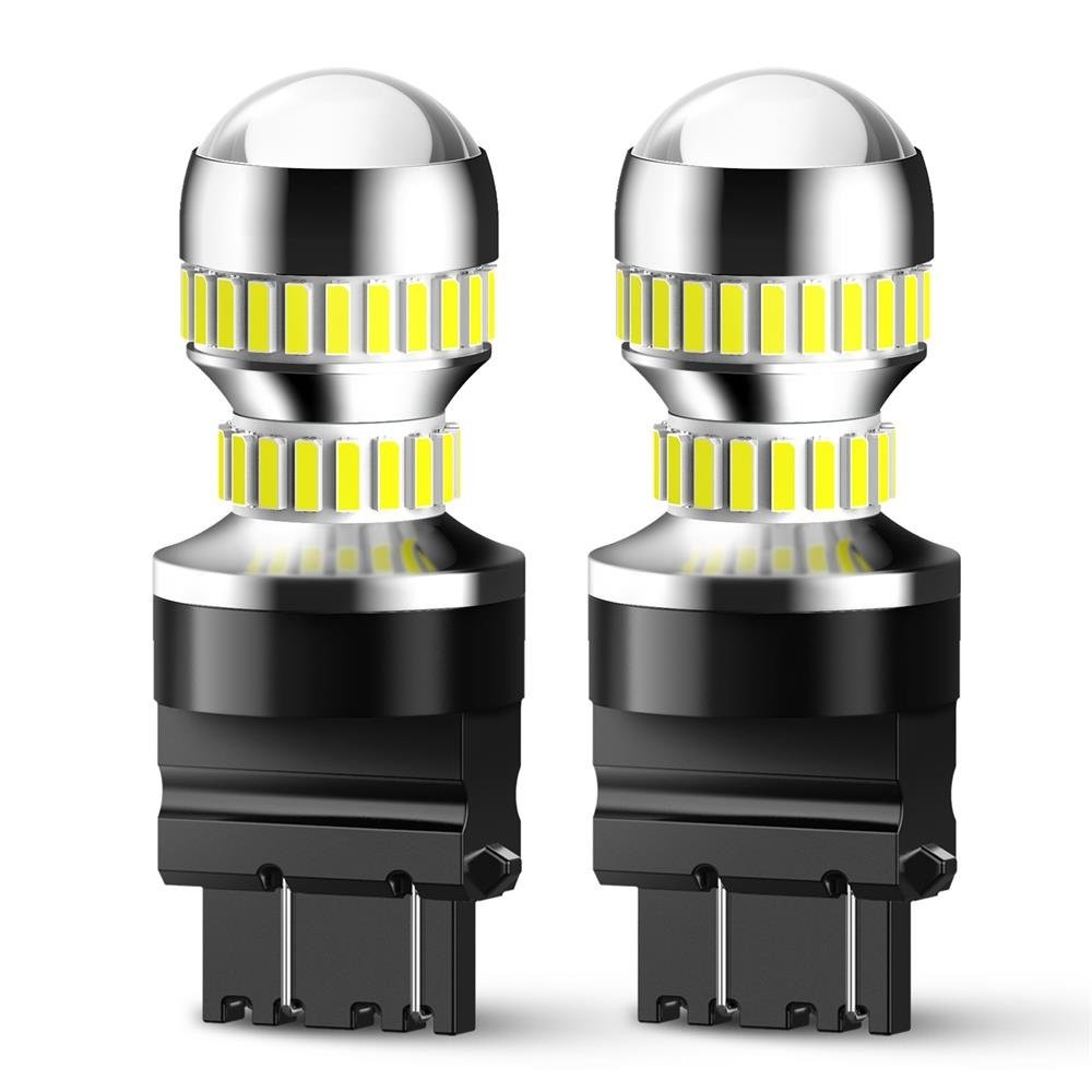3157 3156 4157 LED Backup Reverse Light Bulb Bright 6000K White Lamp 54 Series