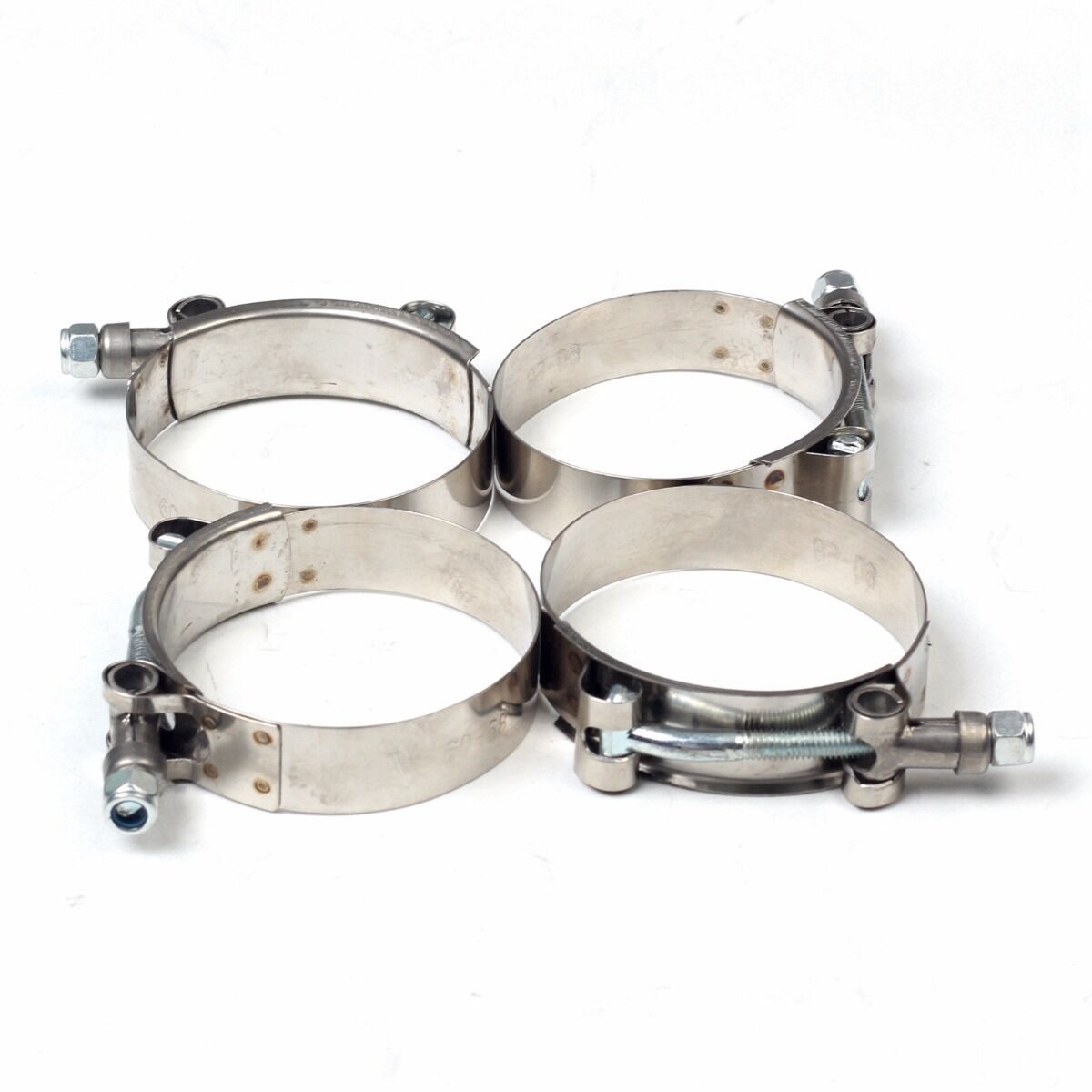 4 x Stainless Steel T Bolt Clamp OD 1.5″ Inch Turbo Intake Silicone Hose Clamp