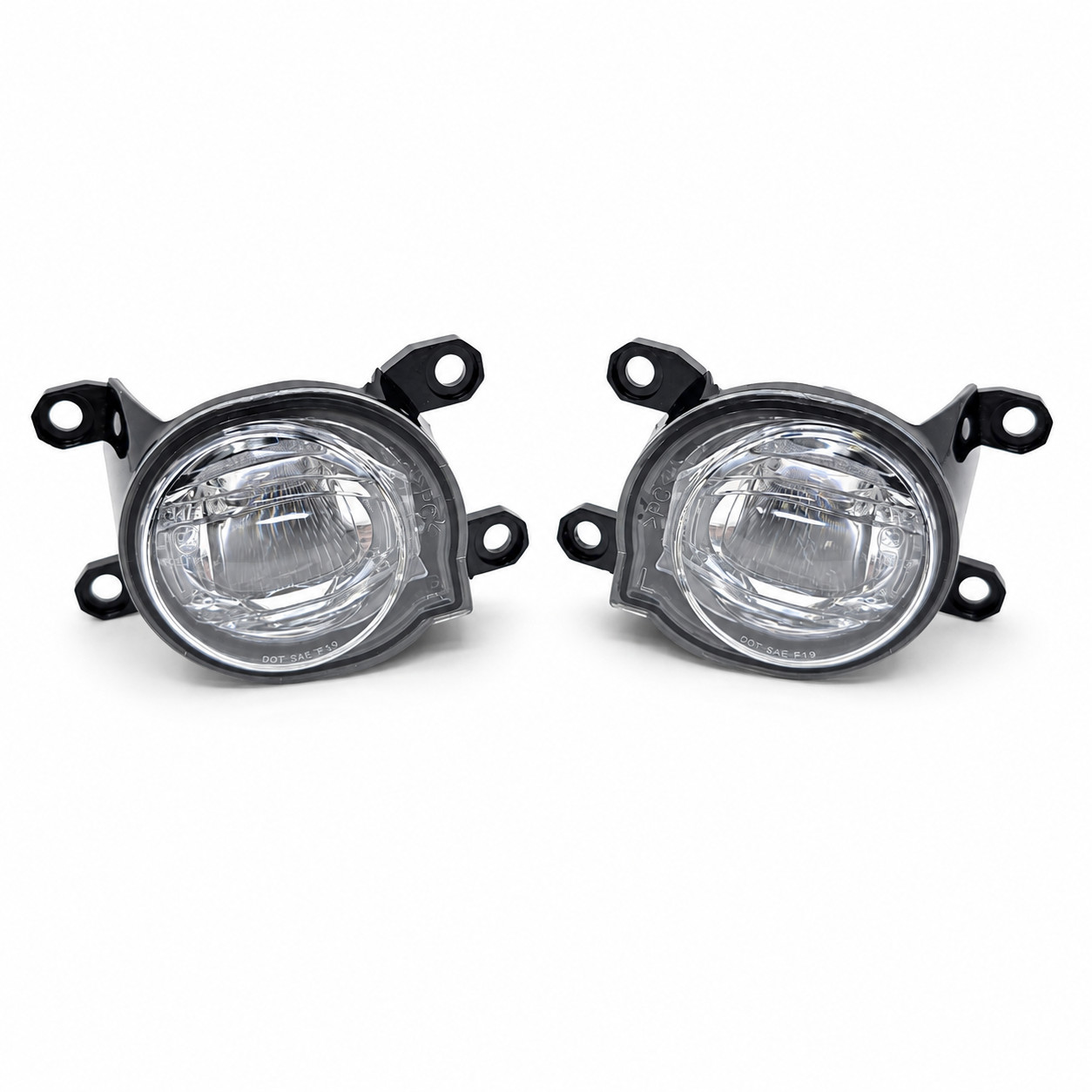 For 2024 2025 Toyota Land Cruiser Clear Lens LED Fog Light Bezel Wires Switch