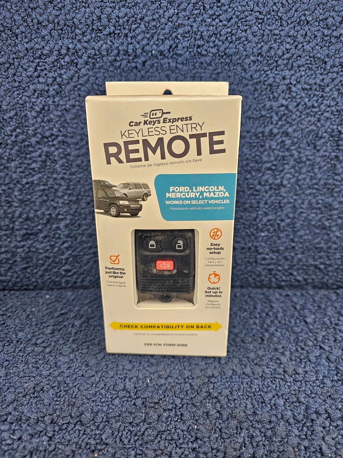 Car Keys Express FORM-30RE: Keyless Entry Transmitter Remote