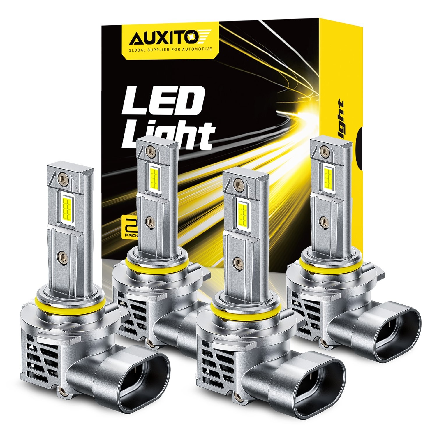 AUXITO Combo 9005 HB3 / 9006 HB4 LED Headlight Bulbs 330000LM Bright Hi/Low Beam