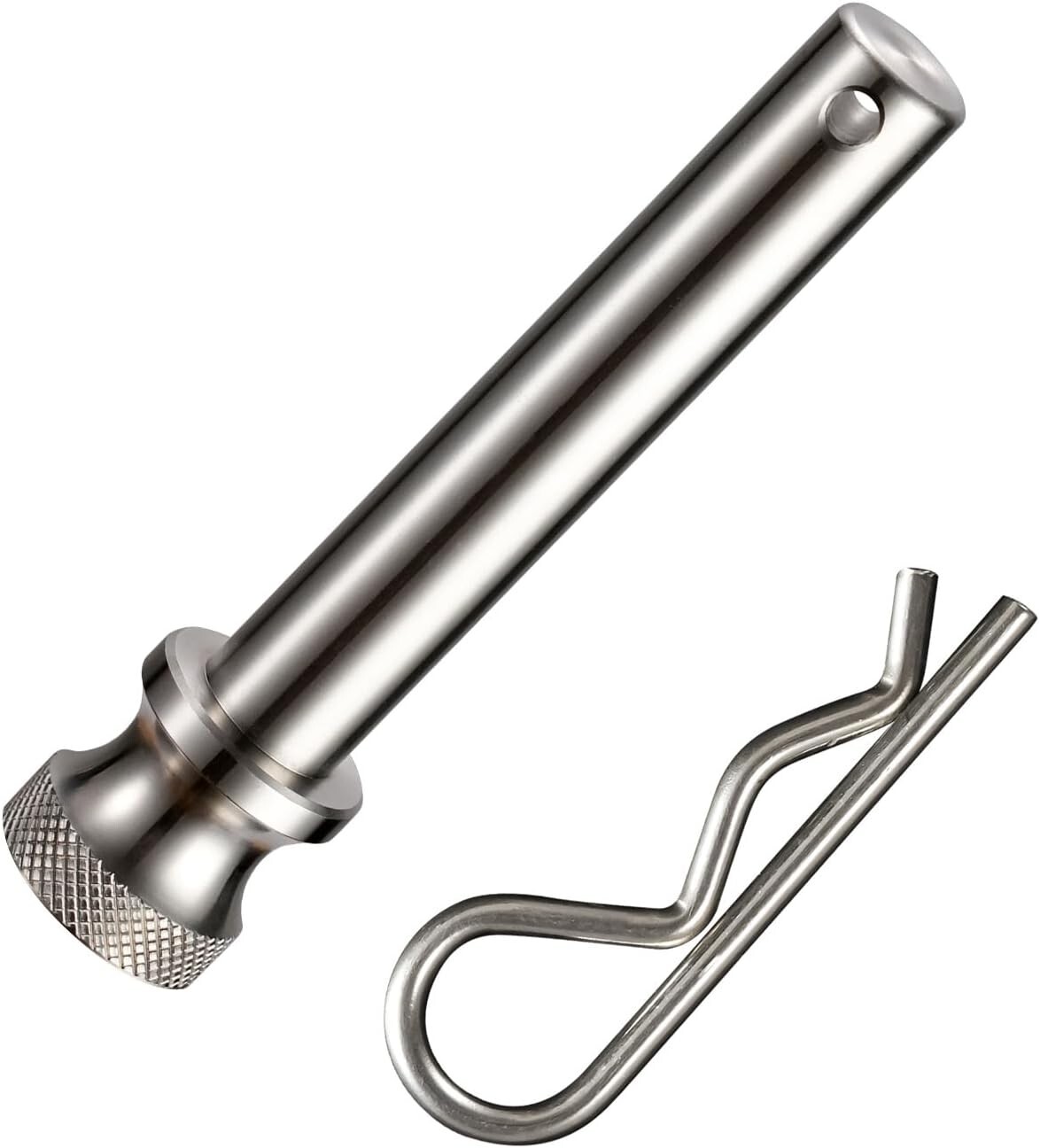 Stainless Steel Trailer Hitch Pin & Clip, 5/8″ Diameter, Fits 2″&2.5″ Receiver