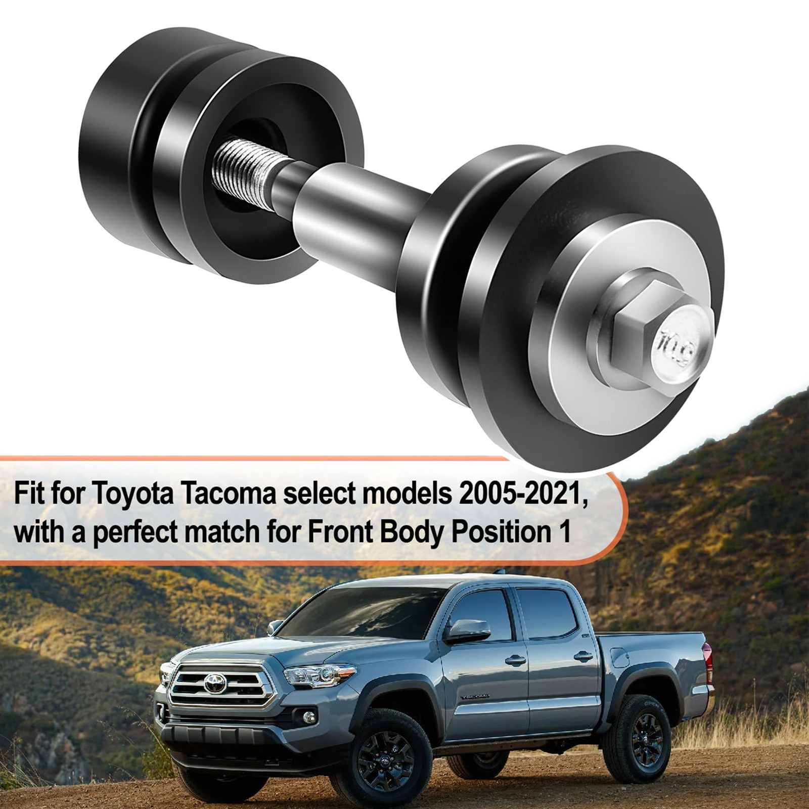 924-267 Front Body Mount Performance Polyurethane For 2005-2021 Toyota Tacoma