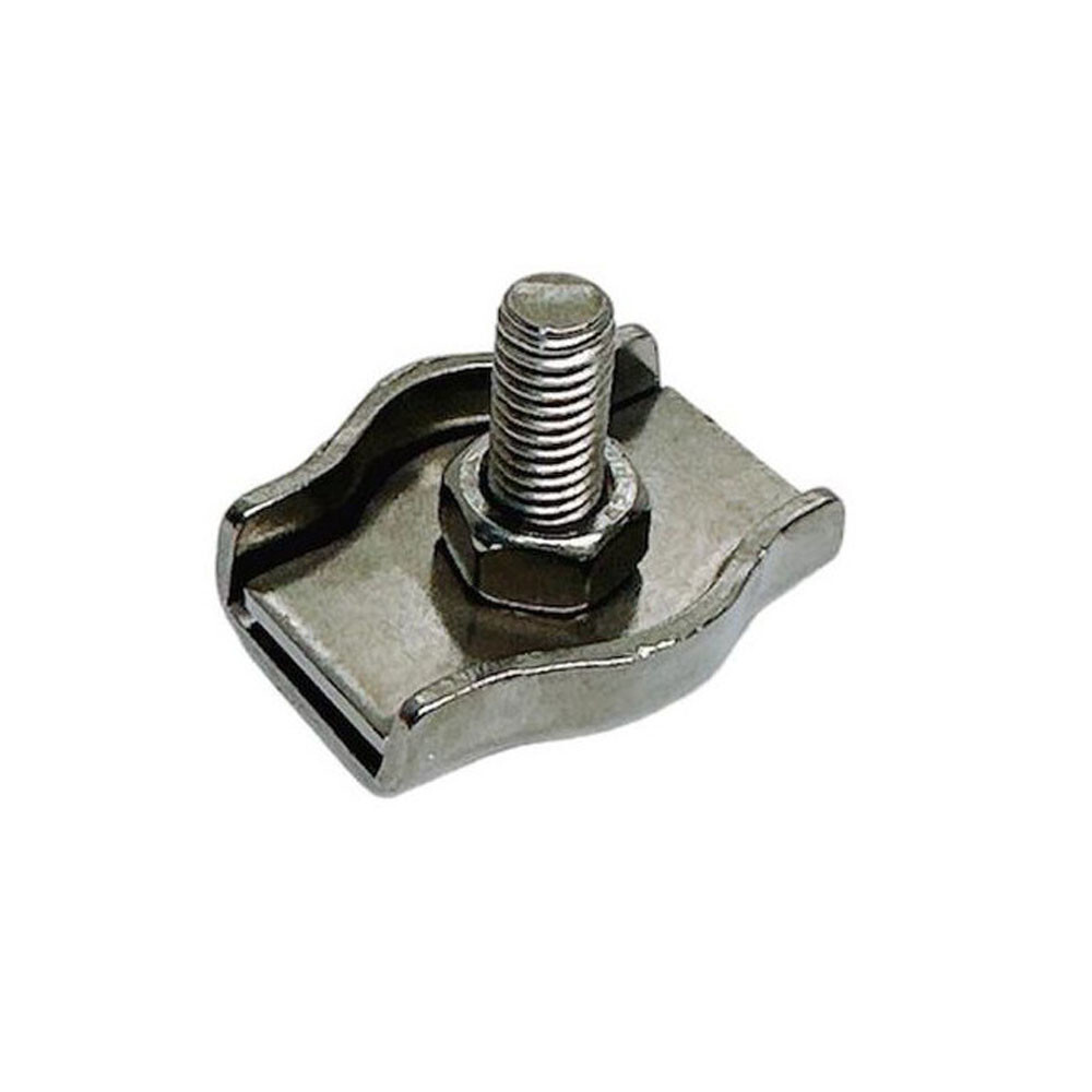 Marine Stainless Steel T304 1/4″ Single Simplex Clip Bolt Wire Rope Clips
