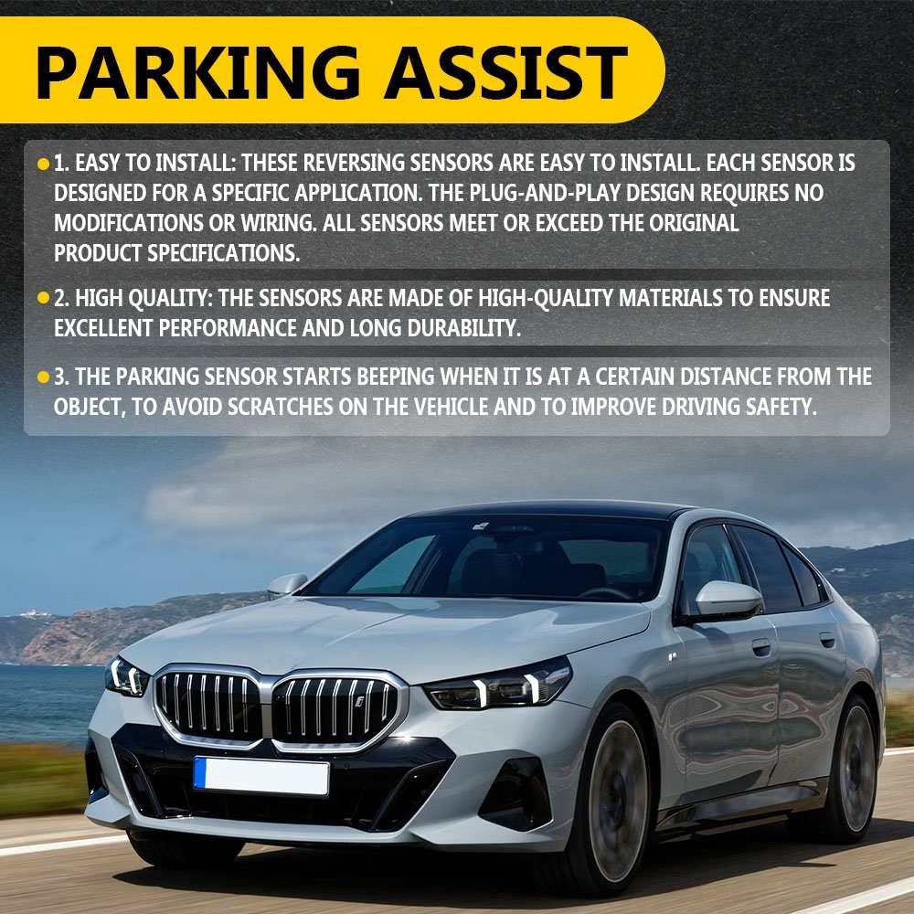 Reverse Backup Parking Assist Sensor Front Rear For BMW G14 F91 G15 M8 1-10X