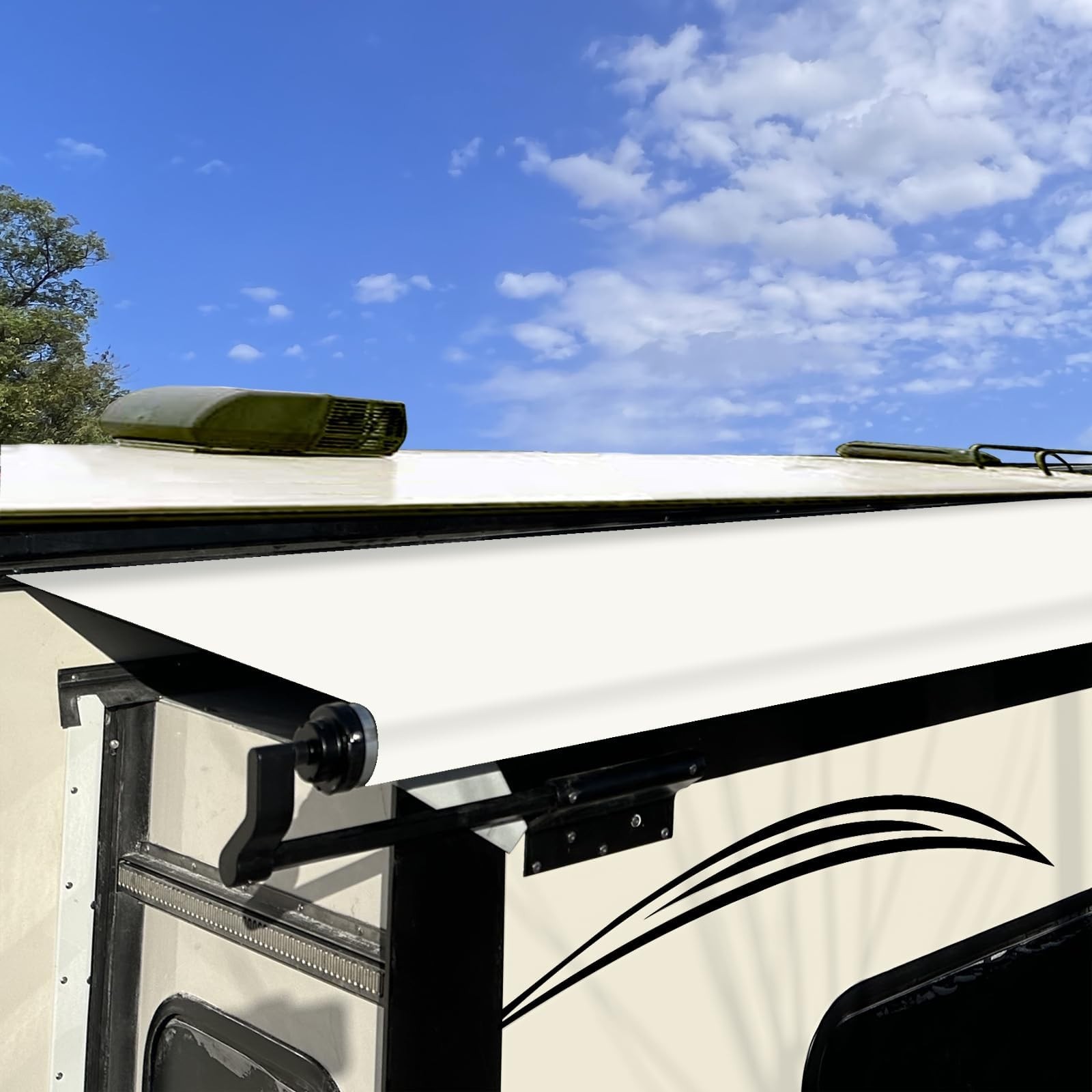 Universal RV Slide Out Awning Fabric Replacement for 5th Wheel & Travel Trailers