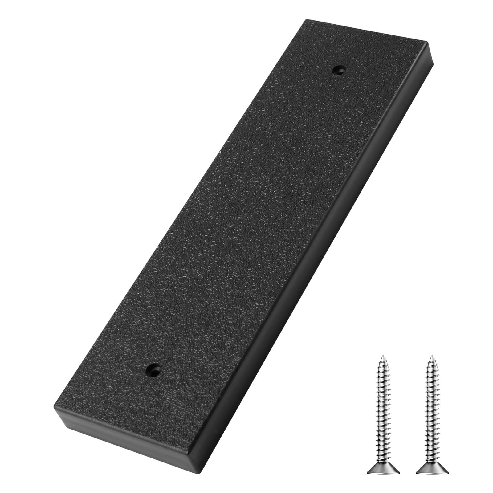Black Boat Transducer Mounting Board Plate Block Hardware Kit 0.8 In Thick