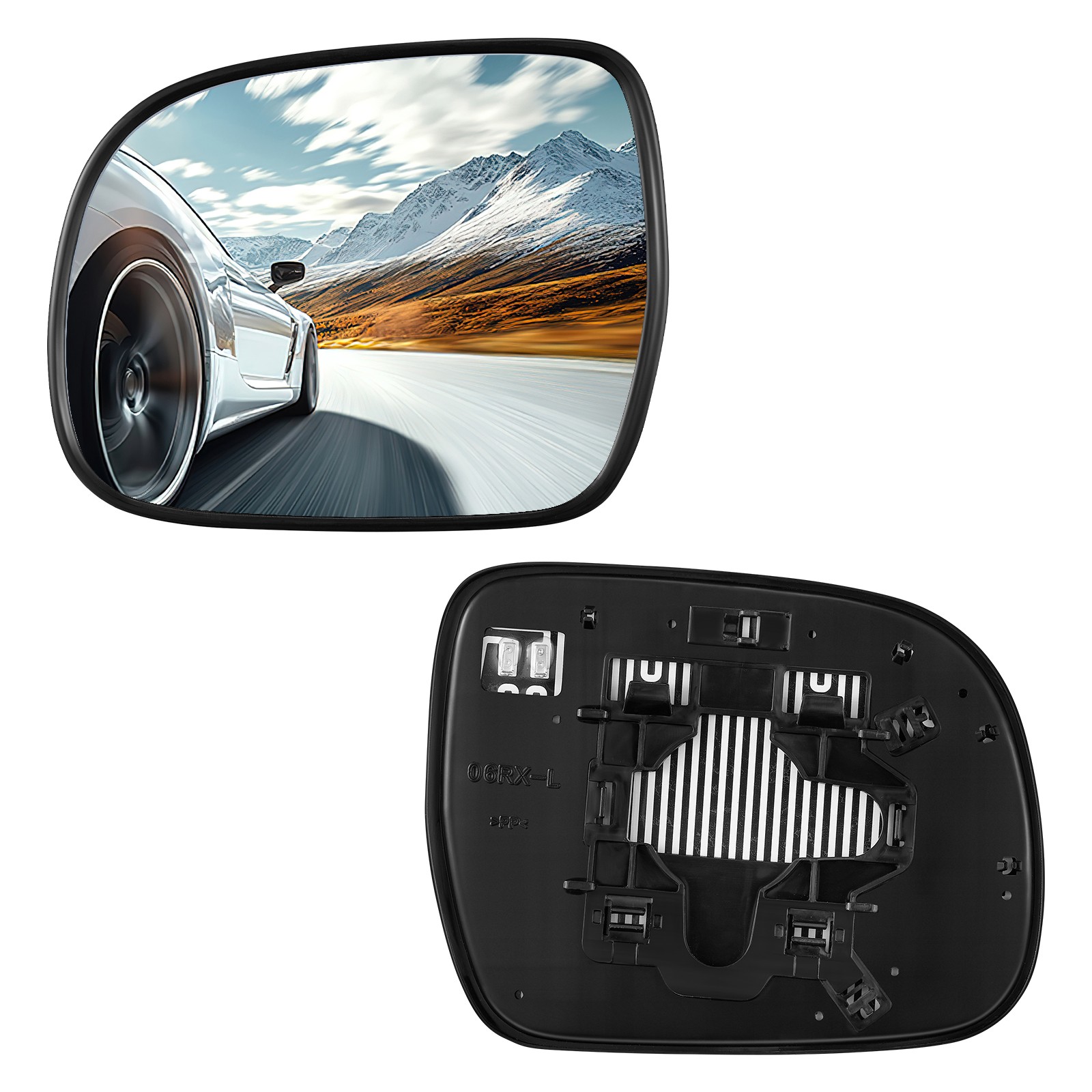 NEW fits For 2004-2009 Lexus RX330 RX350 RX400H Driver Left Side Mirror Glass