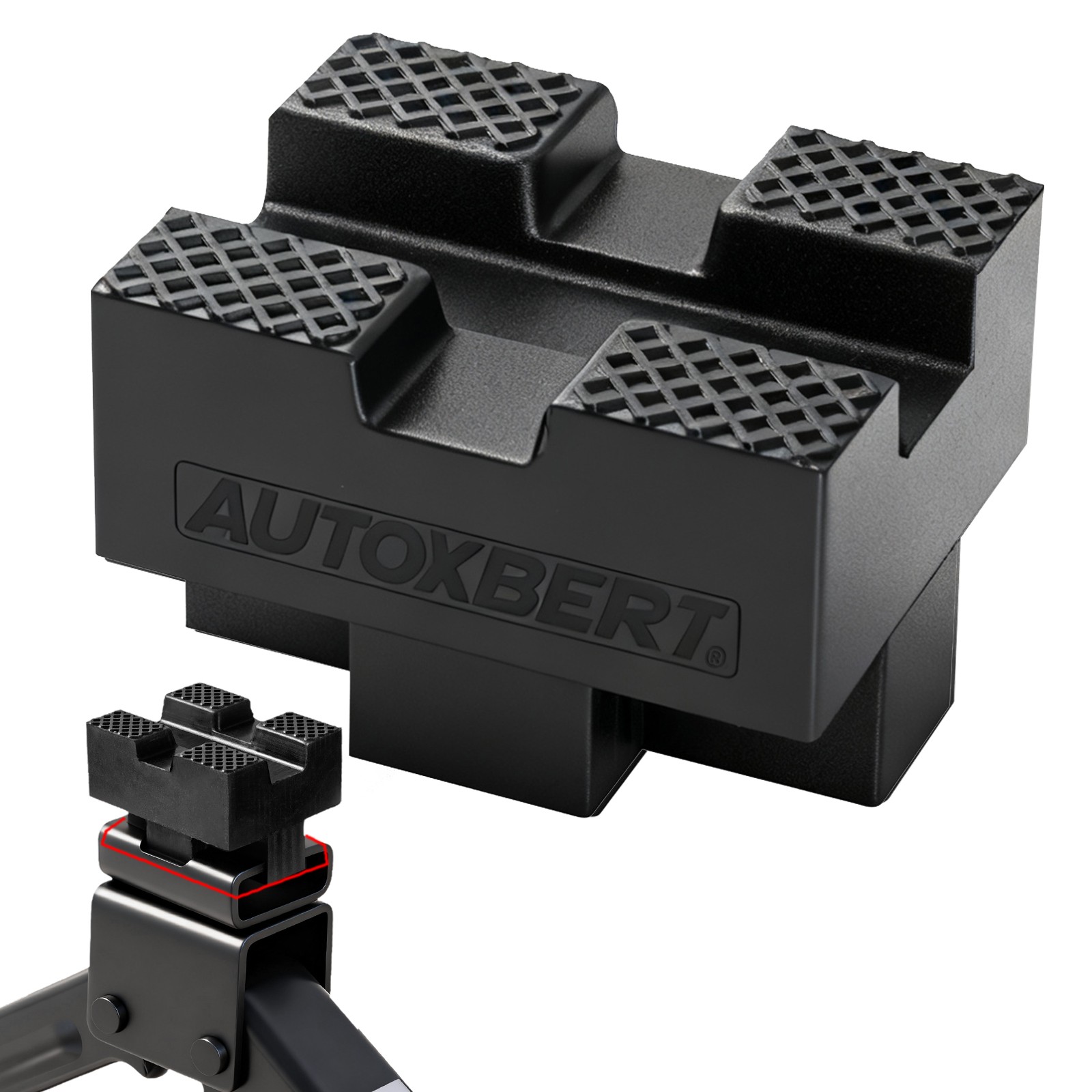 Car Rubber Pinch Weld Jack Pad Saddle for Scissor Lift Prevent Jack Kit Tool