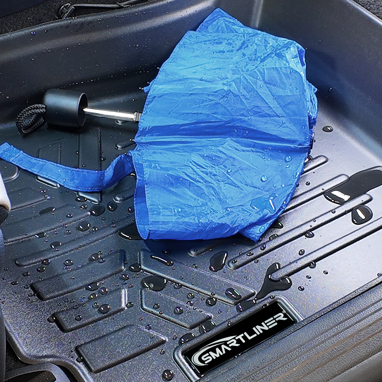SMARTLINER Custom Fit Cargo Liner Trunk Mat Black For 2017-2020 Hyundai Elantra