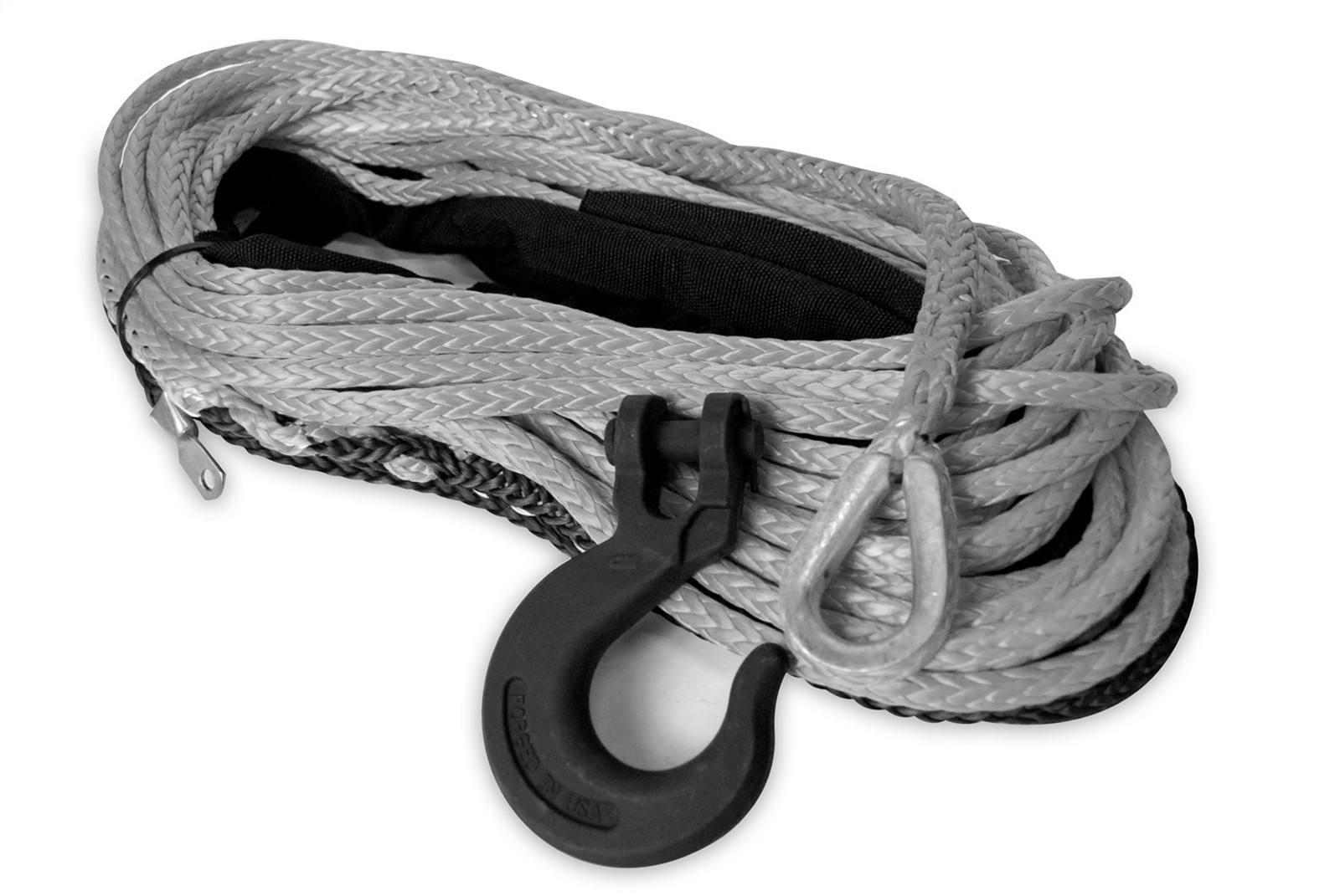Mile Marker Replacement 100ft. Nylon Synthetic Winch Rope 19-52038-100C