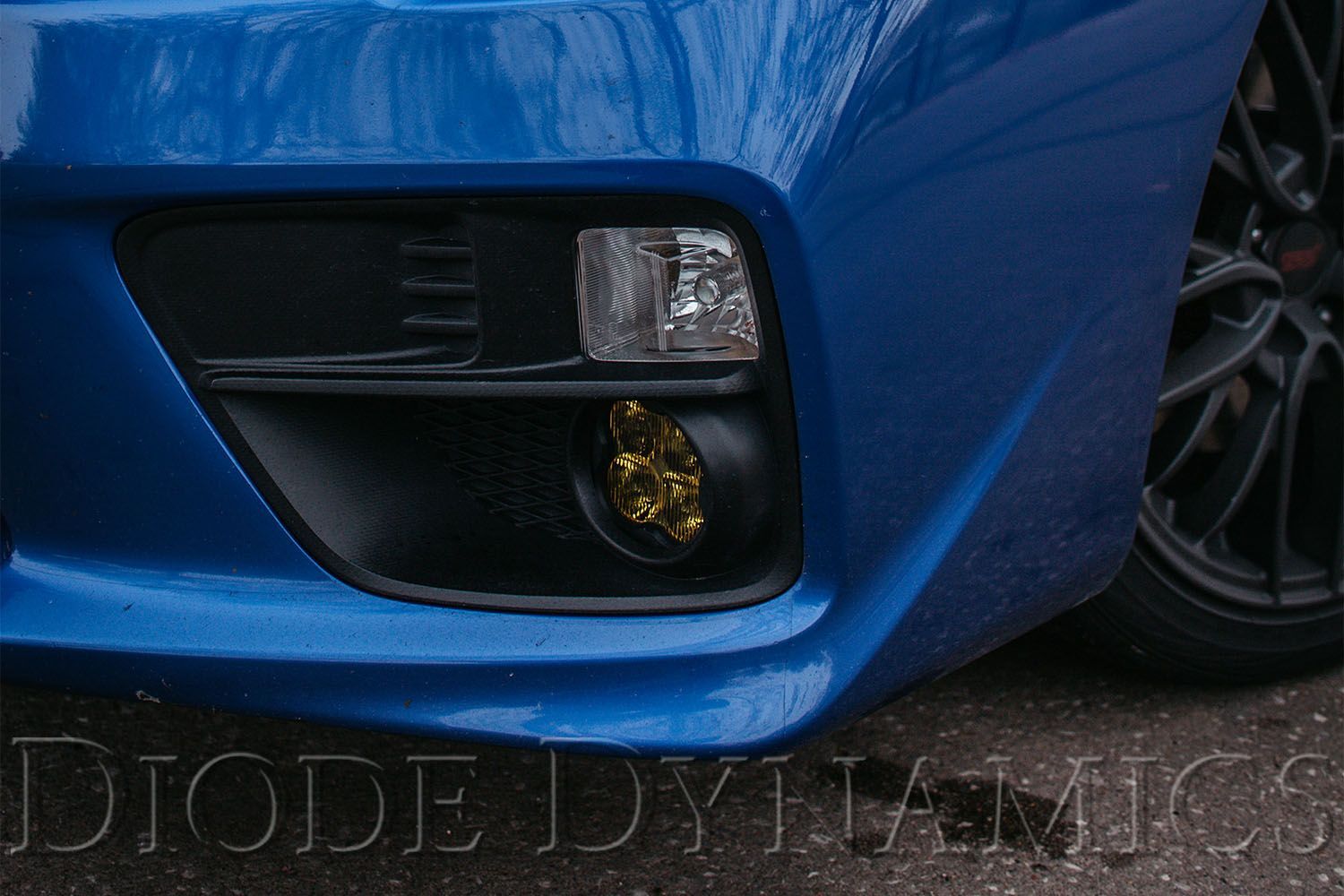 SS3 LED SAE/DOT Type A Fog Light Kit Sport Fog Optic Yellow Diode Dynamics