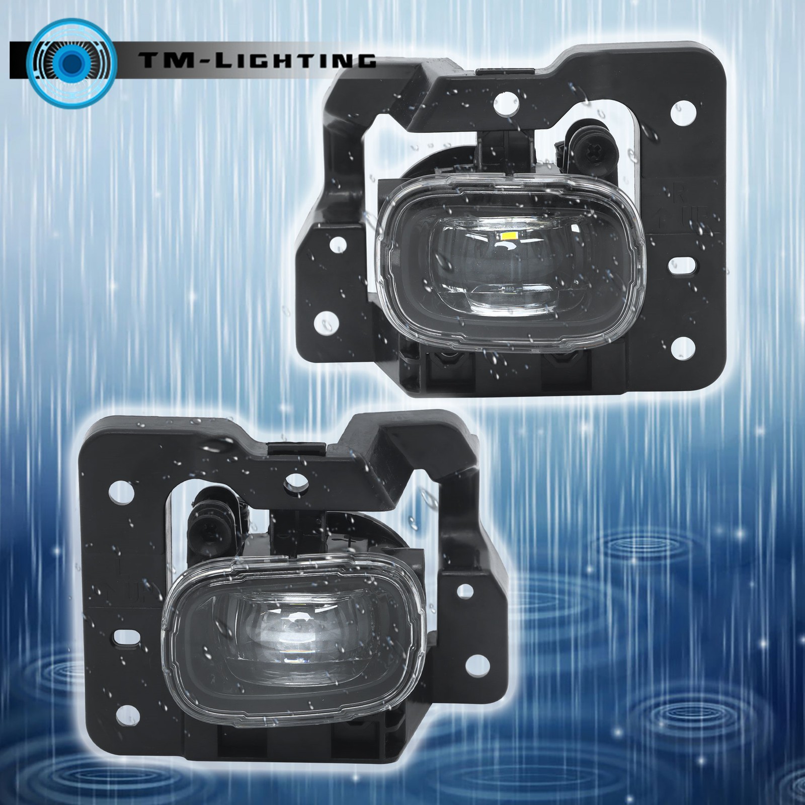 For Nissan Pathfinder 2023 2024 LED Fog Lights Front Lamps w/ Wiring Kit LH+RH