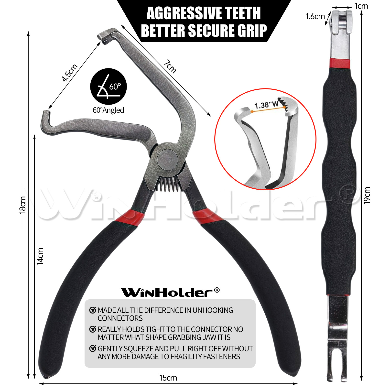 3Pc Fuel Line Pliers Petrol Clip Pipe Hose Release Disconnect Quick Removal Tool