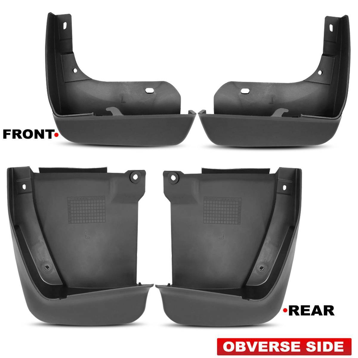 4x Front &Rear Mud Flaps Splash Guards Mudguard for Honda Accord Sedan 2003-2007