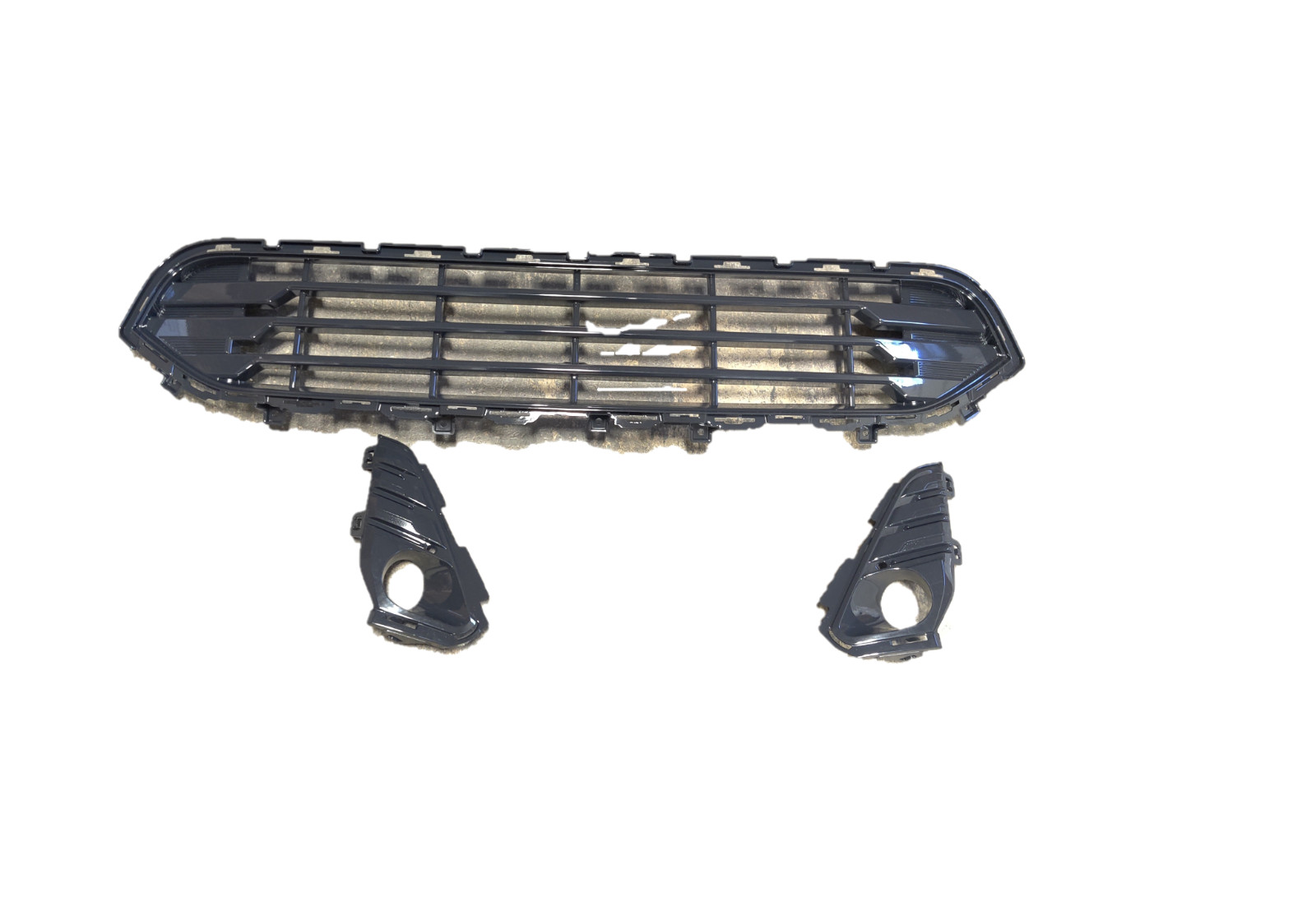 For GMC Terrain 2018 2019 2020 2021 Complete Front Bumper Grills Fog Lamp Cover