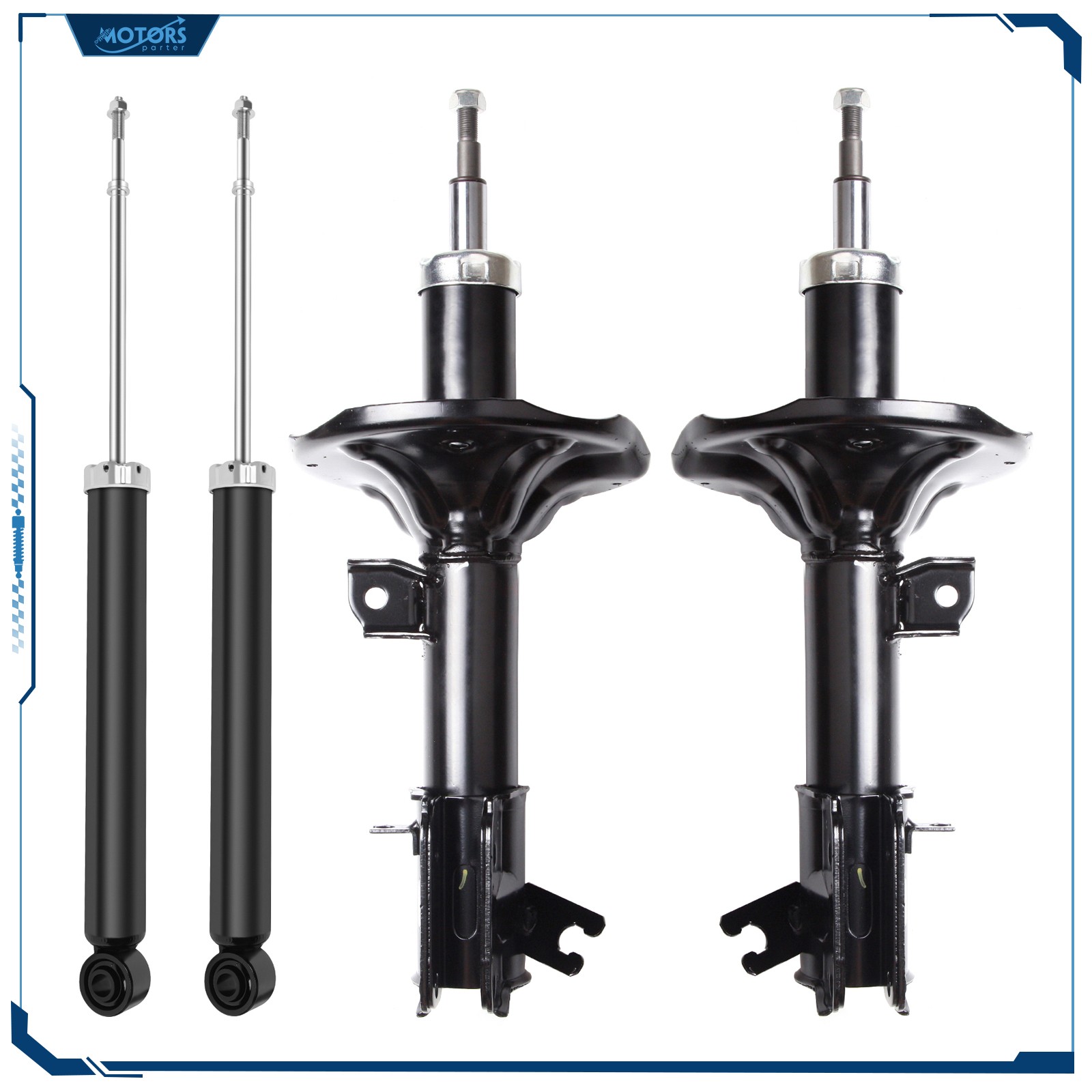 Set (4) Front Rear For 2001-2006 Hyundai Santa Fe Shock Absorbers Struts