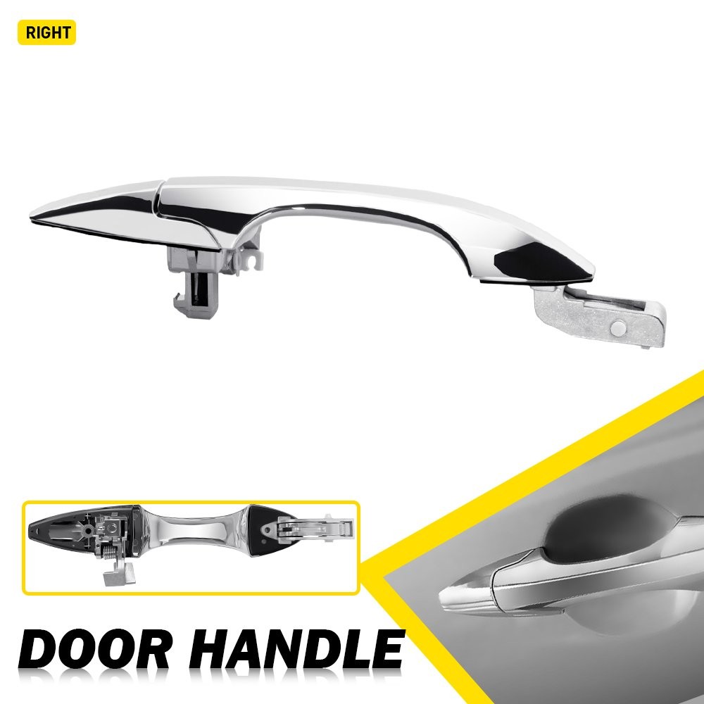 Fits 2007 08-12 2013 Acura MDX Base Chrome 1X Outer Door Handle Front Rear Right