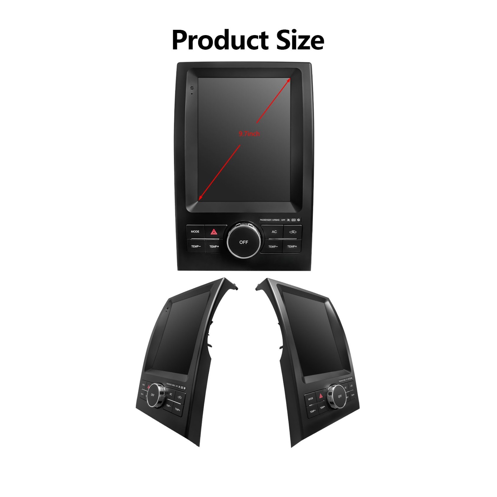For Ford Flex 2013 – 2019 9.7″ Screen Stereo Radio Android 14.0 GPS Navi Carplay