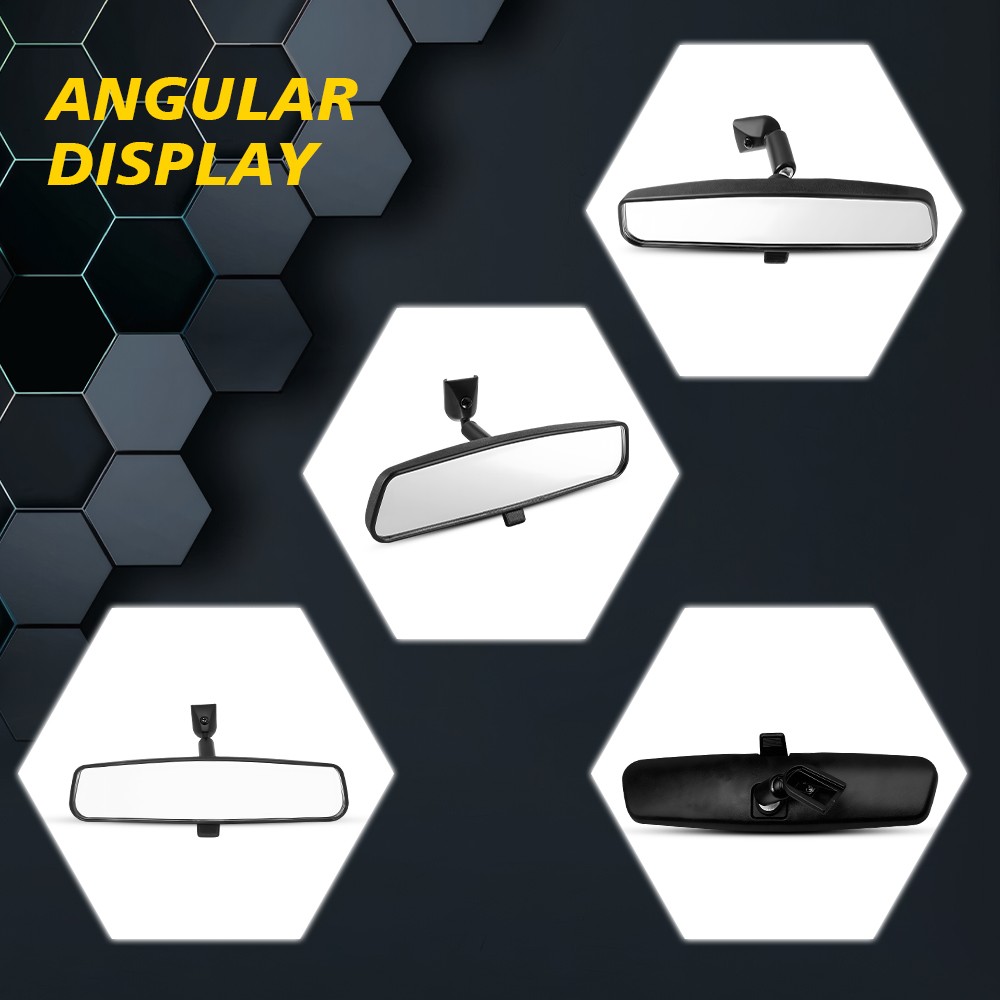 Rear View Mirror Assembly Black ABS & Glass Pro For Toyota Camry # 87810-0C020