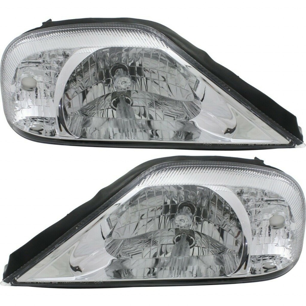 For Mercury Sable Headlight 2000 2001 2002 Pair Passenger and Driver Side