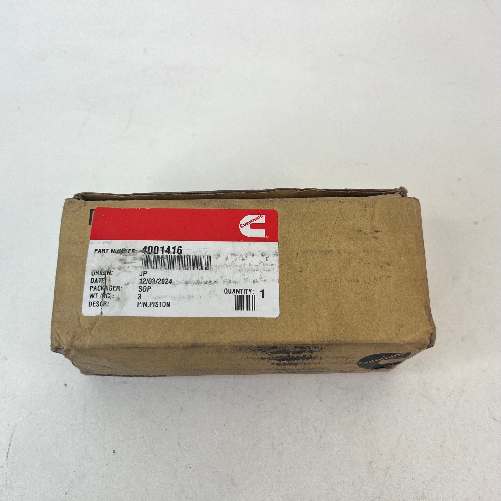 Cummins 4001416 Piston Pin New In Box Engine Part
