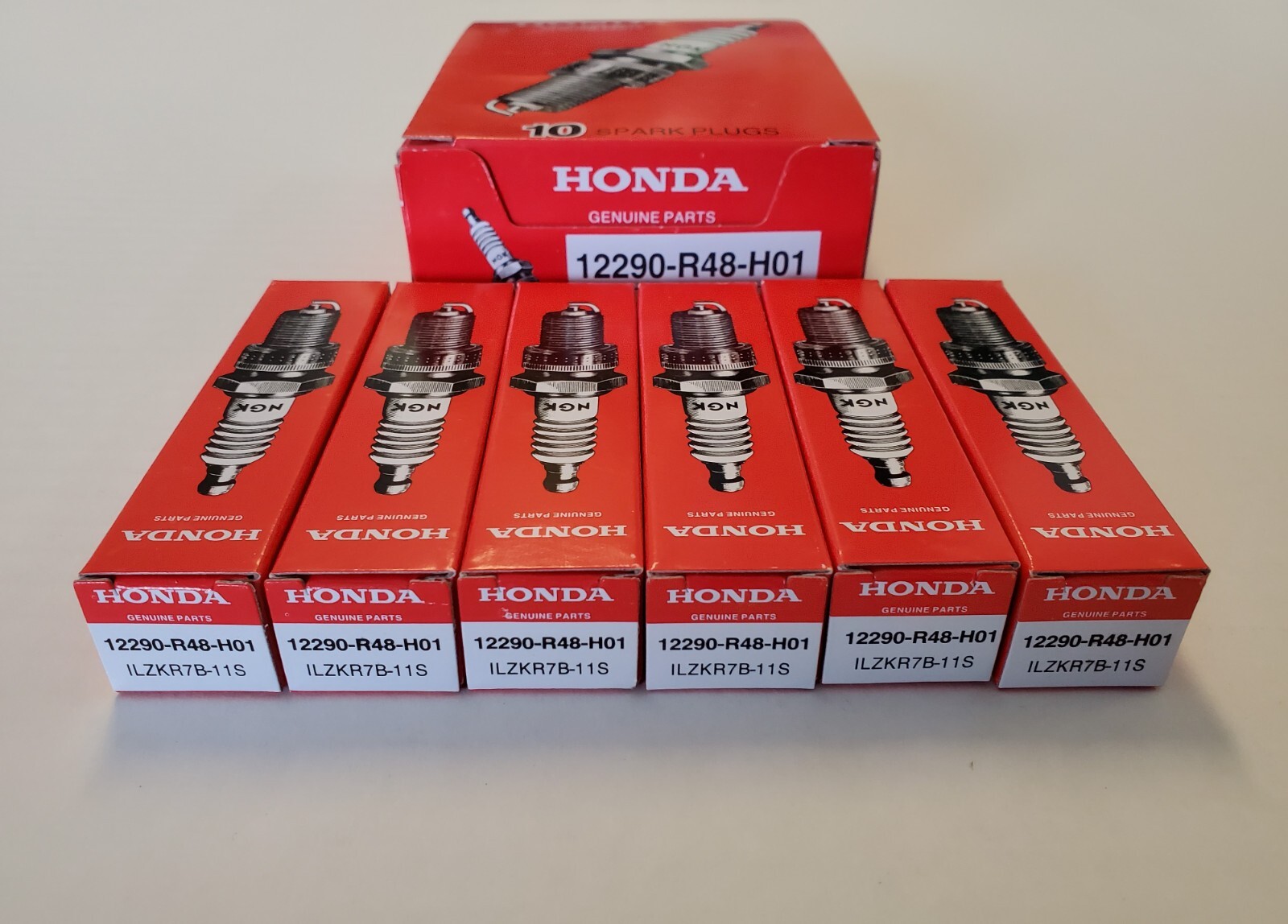 SET OF 6 OEM HONDA ACURA ILZKR7B-11S IRIDIUM SPARK PLUGS NGK 5787 12290R48H01