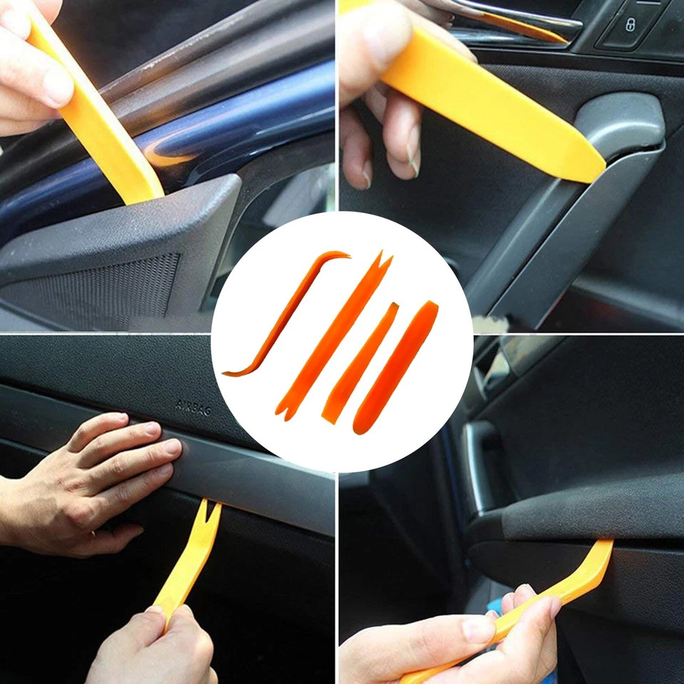 200pcs Auto Car Bumper Retainer Clips Kit Fastener Remover Push Pin Rivet Screw