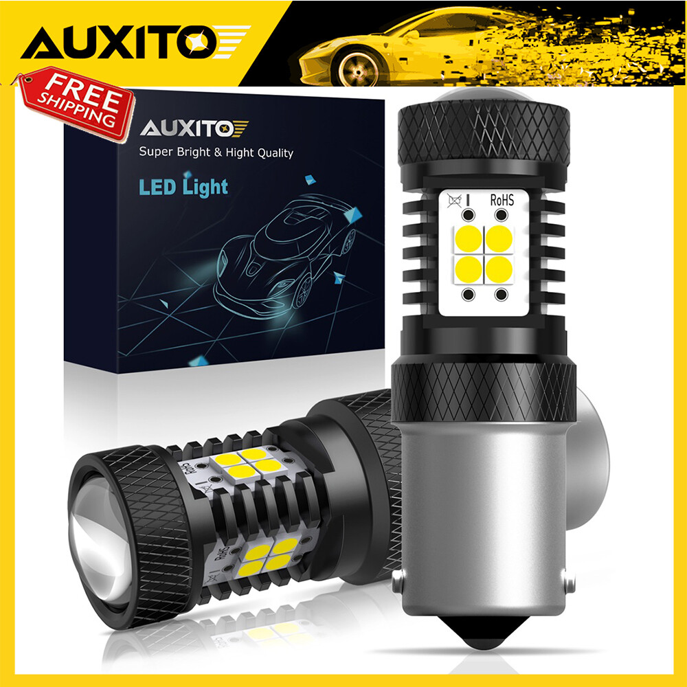 White 67 89 97 631 5007 5008 R5W R10W 1156 LED Bulb Mini BA15S for Car 2/10x