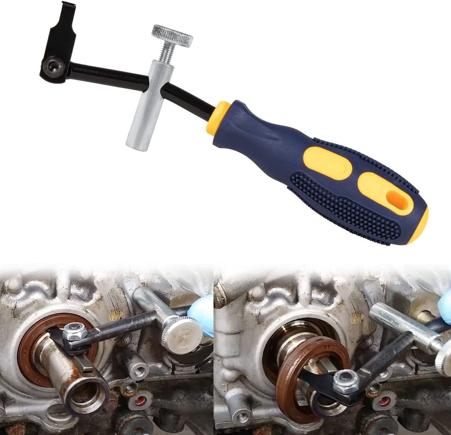 58430 Shaft Type Seal Puller Camshaft & Crankshaft Seals Removal Auto Tool